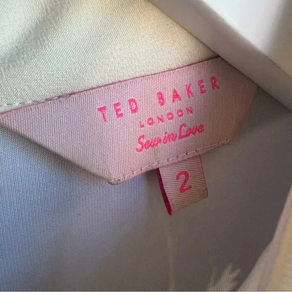 NWT Ted Baker Youma Mirrored Tropics Mini Dress - Picture 10 of 14